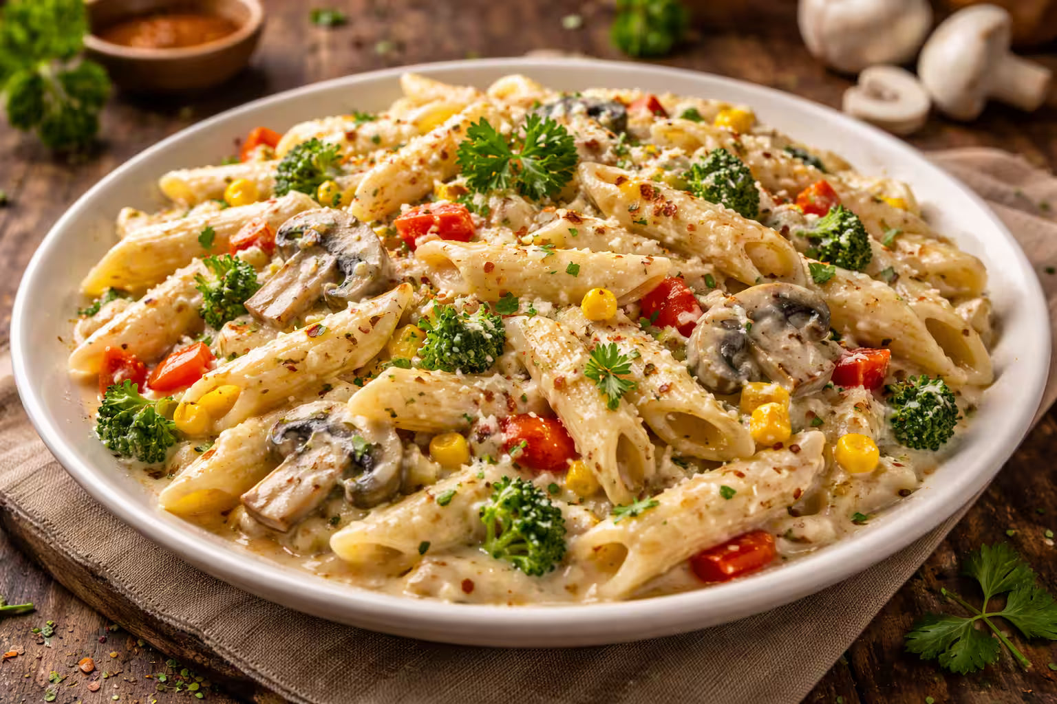 White Sauce Pasta