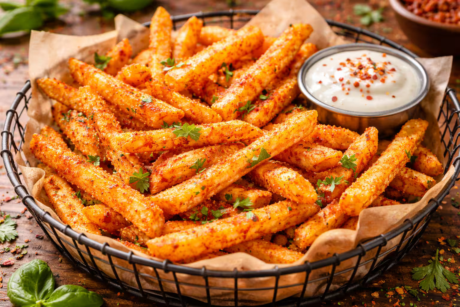 Peri Peri Fries[serves 1-2]